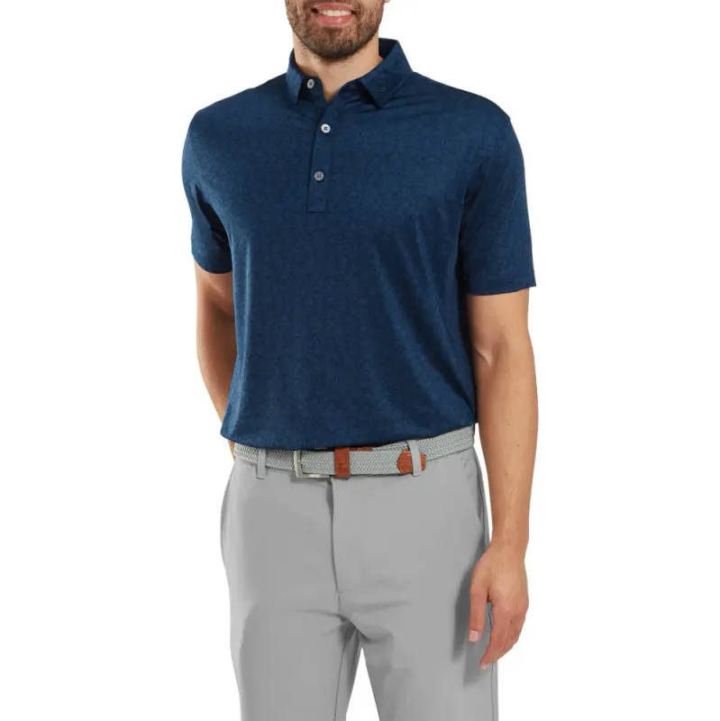 FJ - Painted Floral Lisle Navy (TGK)