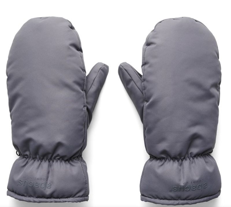 Abacus Gullane warm mitten grå